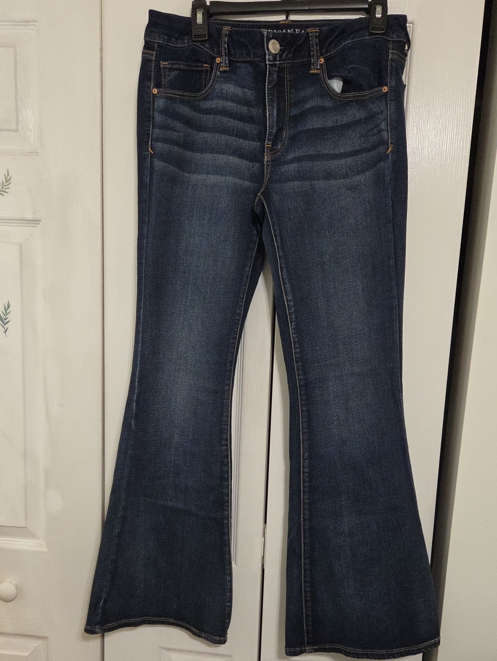 American Eagle Outfitters Dark Indigo Flare Jeans
